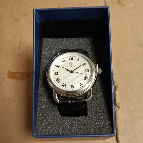 MENS TALIS CO CLASSIC WATCH – LEATHER STRAP – 3ATM WATER RESISATNT – BRAND NEW IN BOX