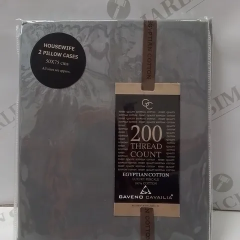 BRAND NEW GAVENO CAVAILIA 200 THREAD COUNT SET OF 2 PILLOW CASES