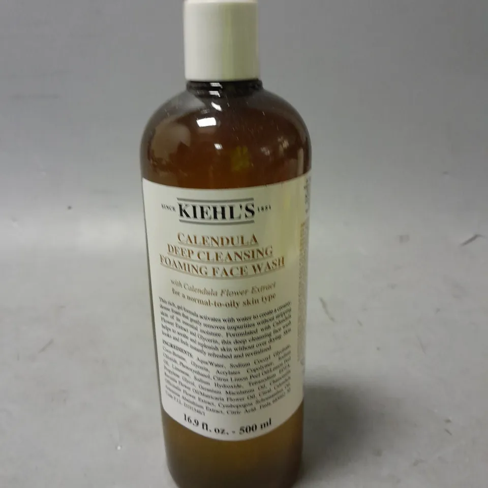 KIEHL'S CALENDULA DEEP CLEANSING FOAMING FACE WASH 500ML