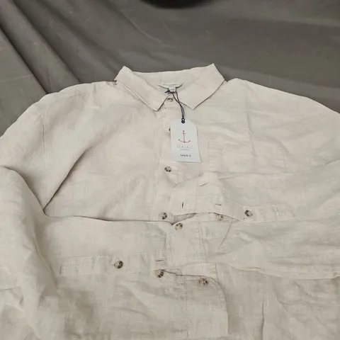 SEASALT CORNWALL MEN'S LINEN SHIRT – XXL