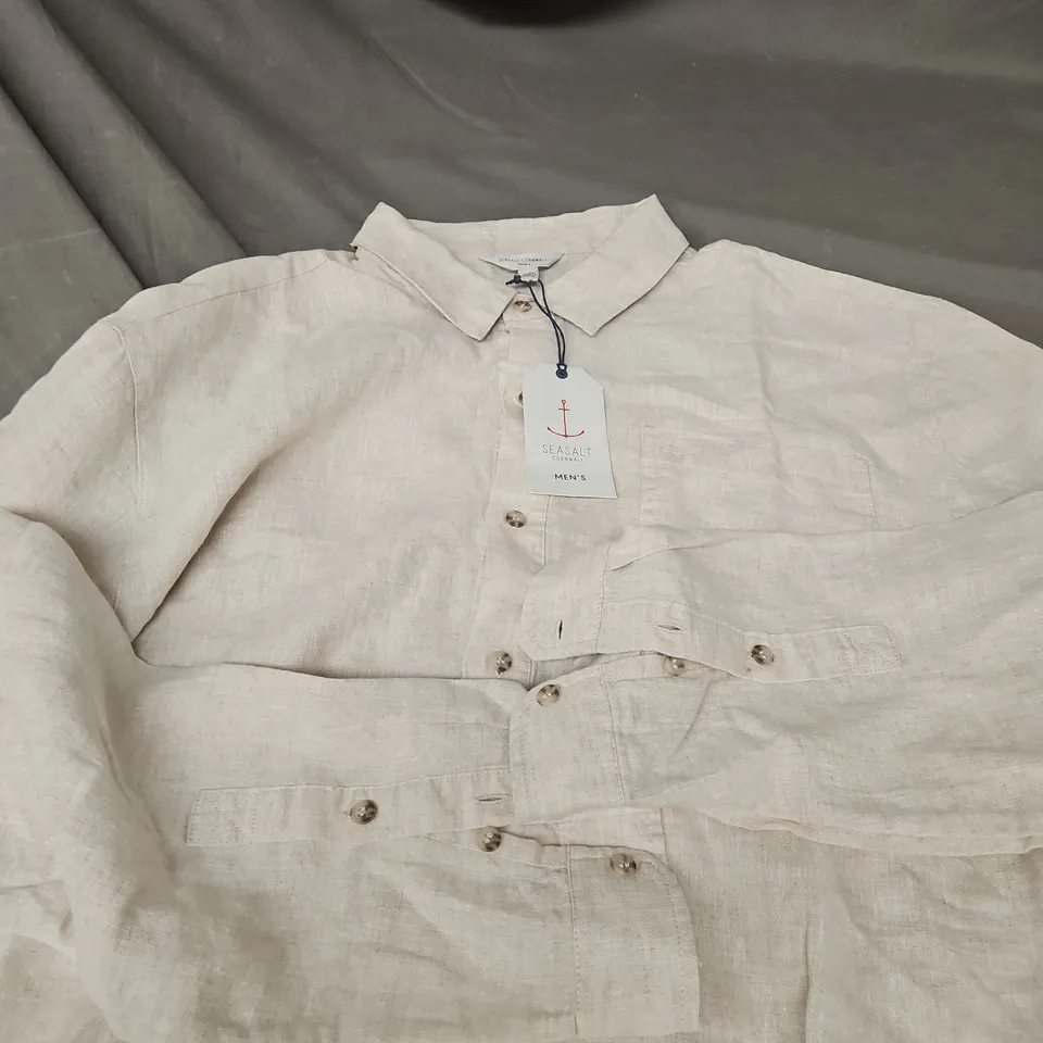 SEASALT CORNWALL MEN'S LINEN SHIRT – XXL