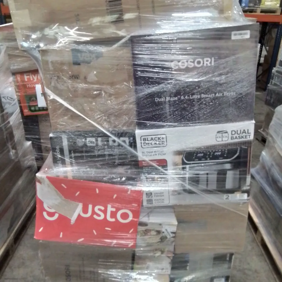 PALLET OF APPROXIMATELY 32 UNPROCESSED RAW RETURN HOUSEHOLD AND ELECTRICAL GOODS TO INCLUDE;