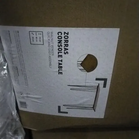 BOXED ZORRAS CONSOLE TABLE