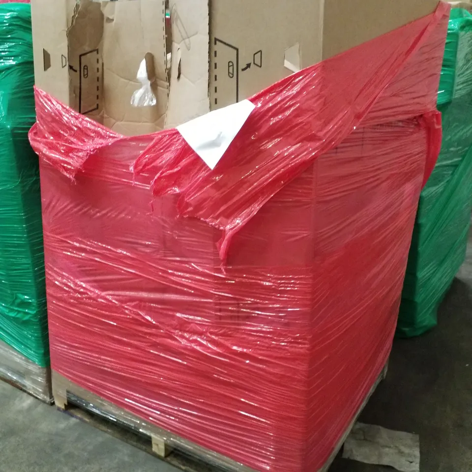 PALLET OF ASSORTED PRODUCTS INCLUDING DOG POTTY TOILET, HEAVY DUTY CLOTHING RACK, MATTRESS TOPPER 