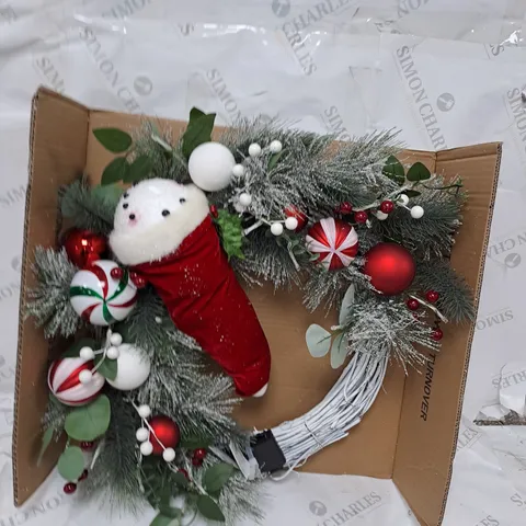 SNOWMAN WREATH