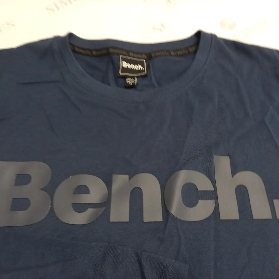 BENCH NAVY LONG SLEEVE T-SHIRT - M