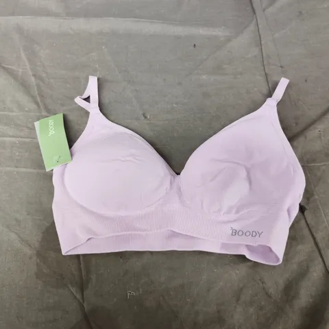 BOODY WIRELESS T-SHIRT BRA – ORCHID, SIZE M