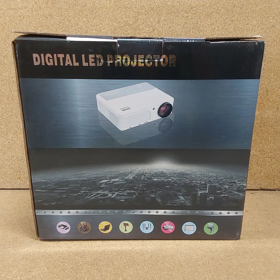 BOXED CAIWEI A6 DIGITAL LED PROJECTOR