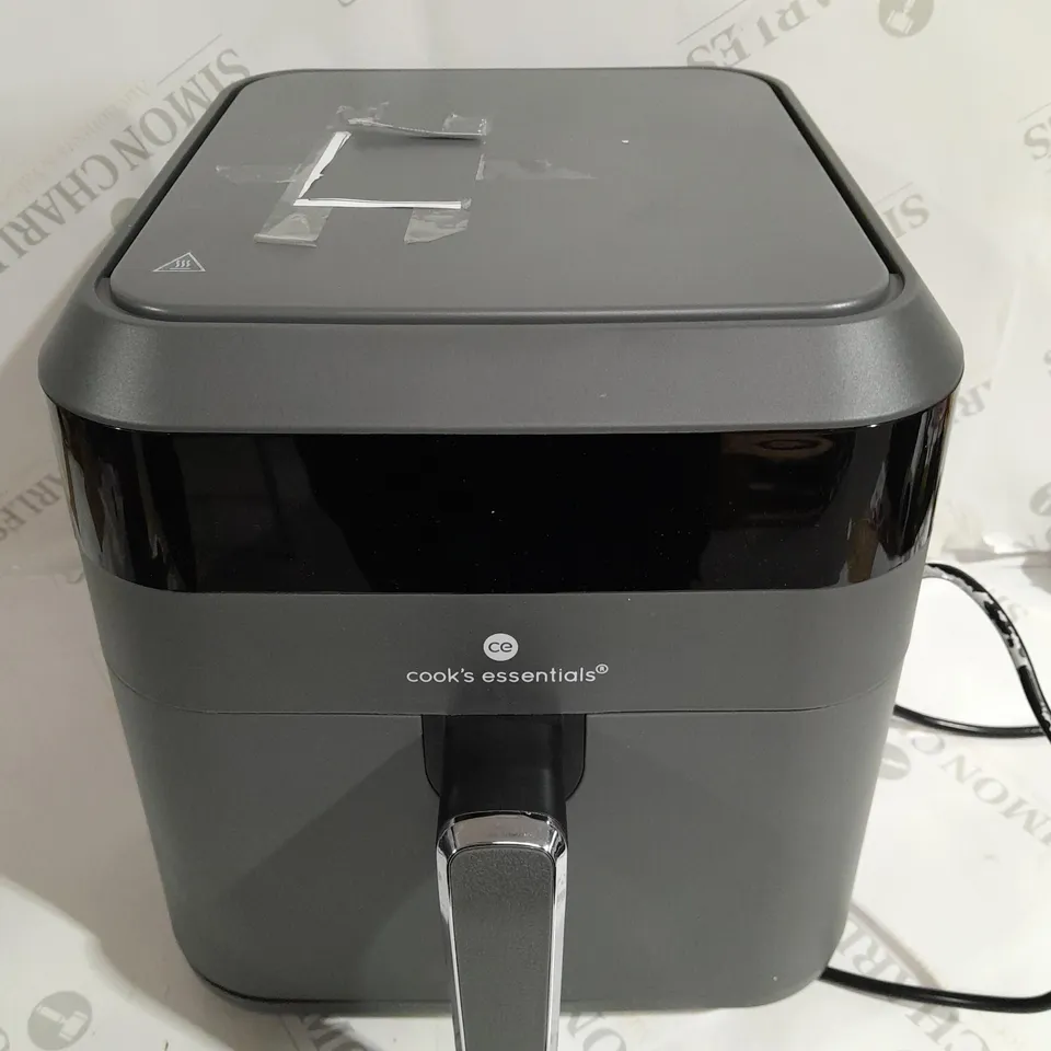 COOK'S ESSENTIALS 5.8L AIR FRYER, SLATE GREY