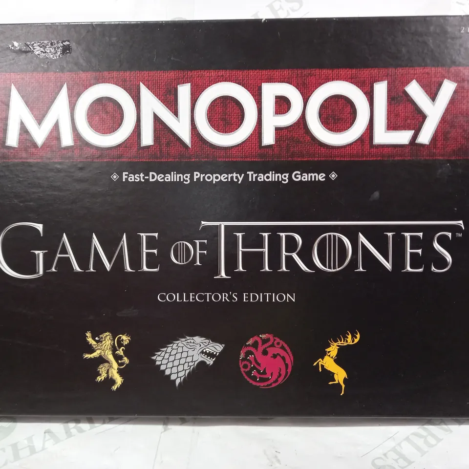 HASBRO GAMING MONOPOLY GAME OF THRONES EDITION