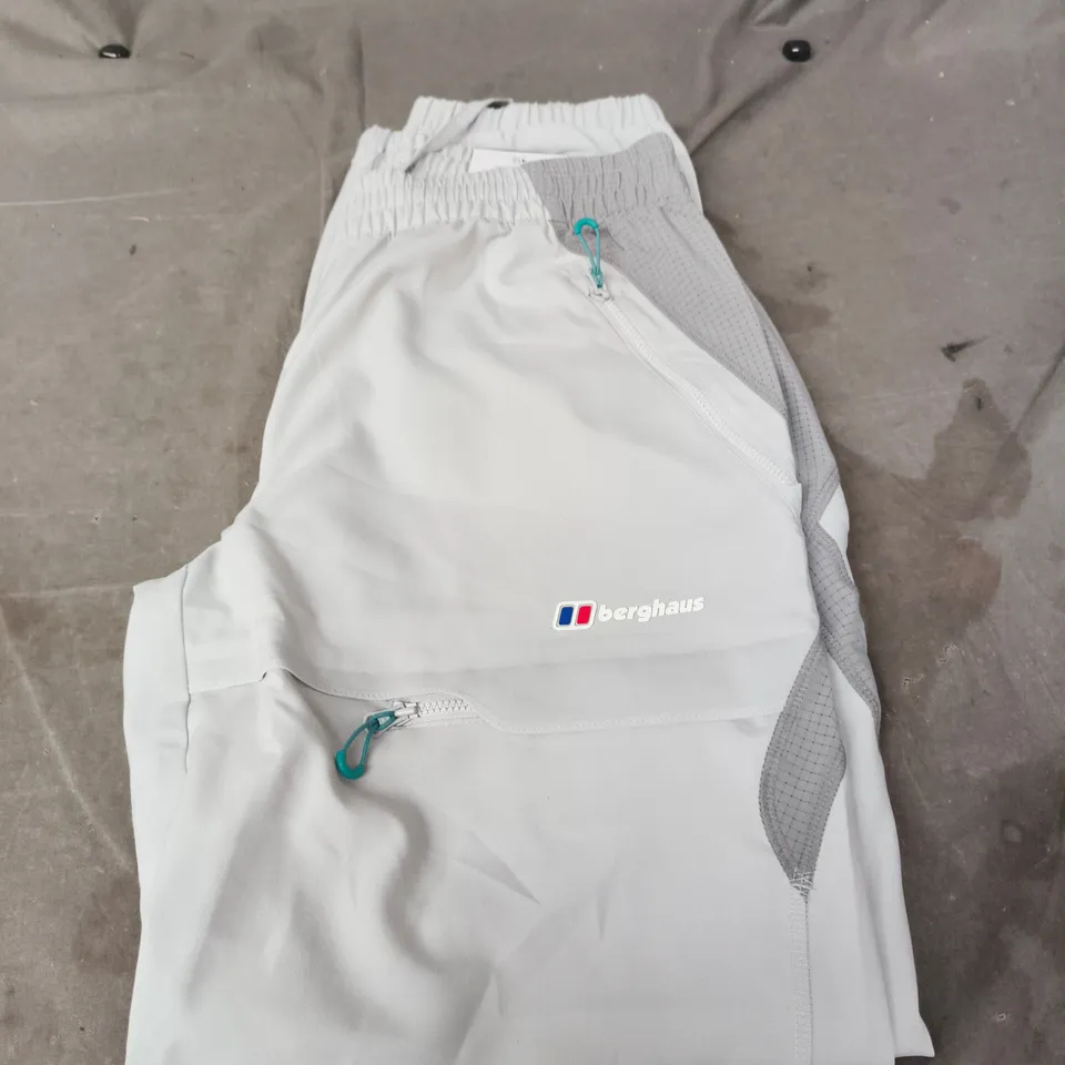 BERGHAUS LIGHT GREY TREKKING TROUSERS - LARGE 