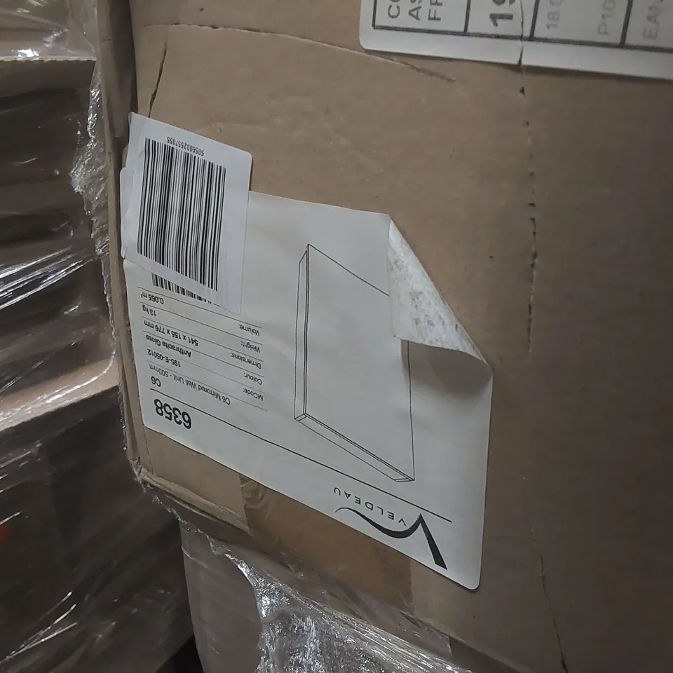 PALLET CONTAINING A LARGE QUANTITY OF ASSORTED BATHROOM FURNITURE PARTS INCLUDING: BRENTA WALL HUNG VANITY UNIT BASES, MIRRORED WALL UNITS ECT