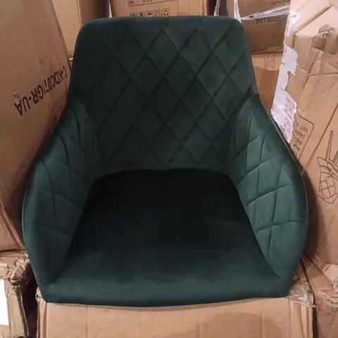 BOXED SET OF 2 VELVET DINING CHAIR
