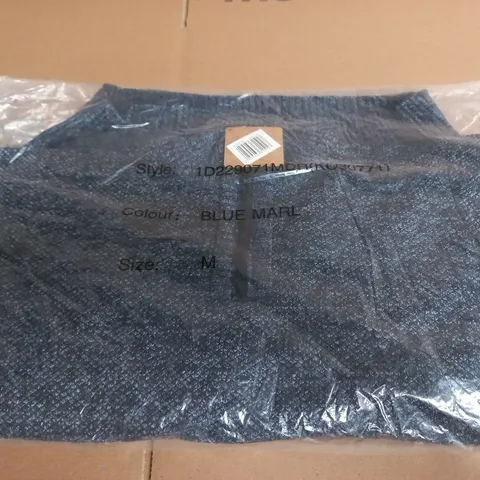 BLUE MARL KNIT JUMPER β SIZE M