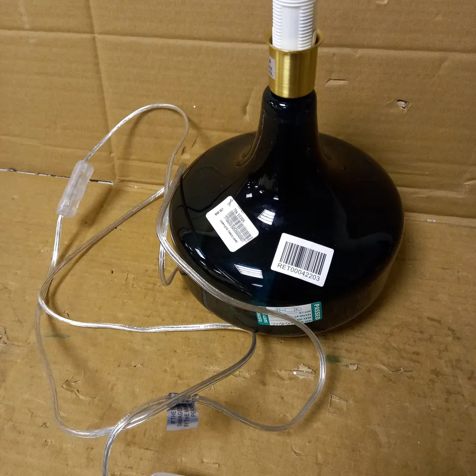 TABLE LAMP BASE - DYED GLASS