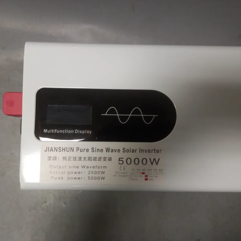 JIANSHUN PURE SINE WAVE SOLAR INVERTER 