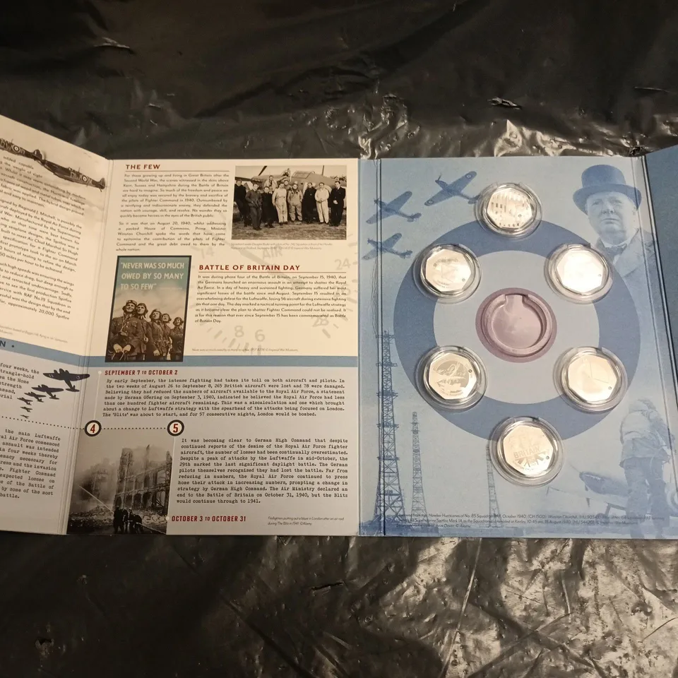 BATTLE OF BRITAIN 85TH ANNIVERSARY COIN COLLECTION