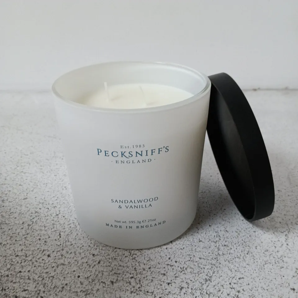 6 PECKSNIFF'S SANDALWOOD & VANILLA CANDLES