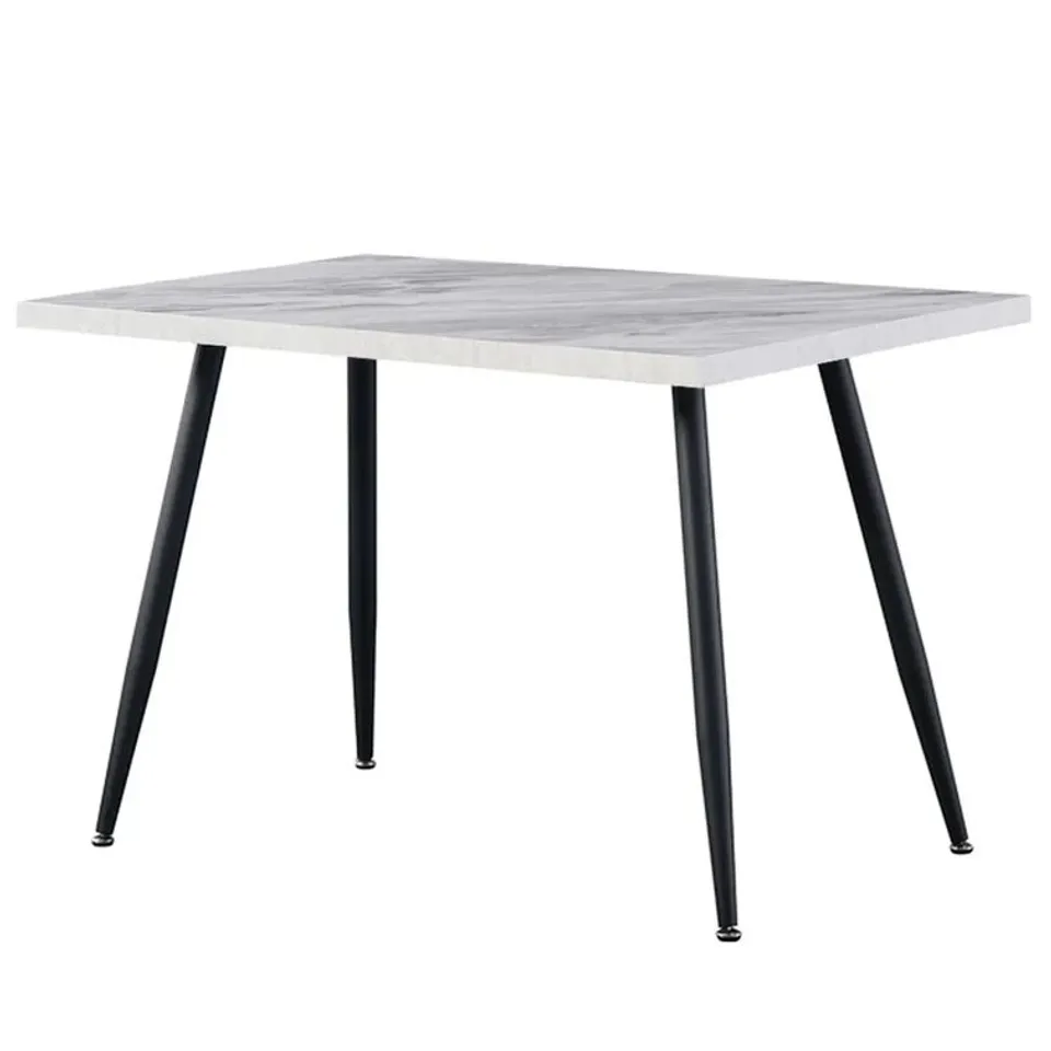 BOXED ERNST 120CM DINING TABLE - WHITE (1 BOX)