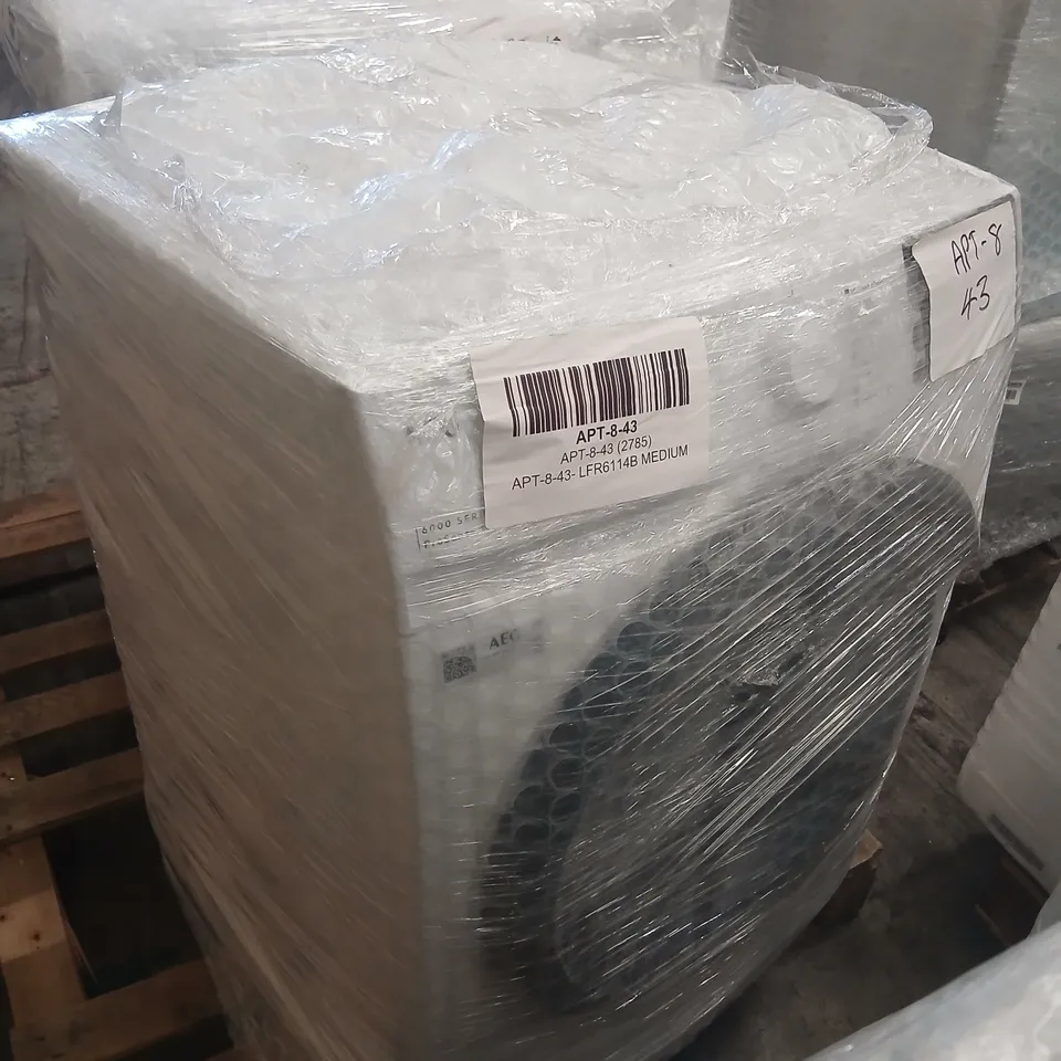 AEG 6000 SERIES FREESTANDING WASHING MACHINE LFR61144B, 10KG, 1400RPM, PROSENSE TECHNOLOGY, REDUCES ENERGY & WATER, TIMESAVE TO ADJUST LAUNDRY CYCLES, HYGIENE PROGRAMME, 847X597X660MM, CLASS A, WHITE RRP £542