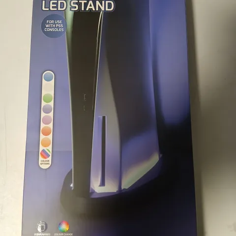 TEN BRAND NEW BOXED VENOM COLOUR CHANGE LED STAND FOR PS5 CONSOLES