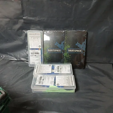 APPROXIMATELY 30 ASSORTED ITEMS TO INCLUDE DARTSPACE DARTS SET & HABWEA 10 TOOL BOXES