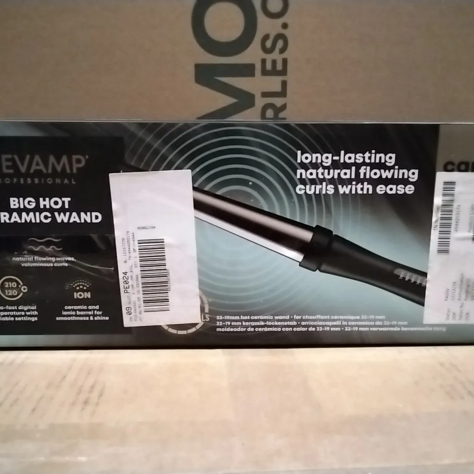 BOXED REVAMP PROFESSIONAL BIG HOT CERAMIC WAND 