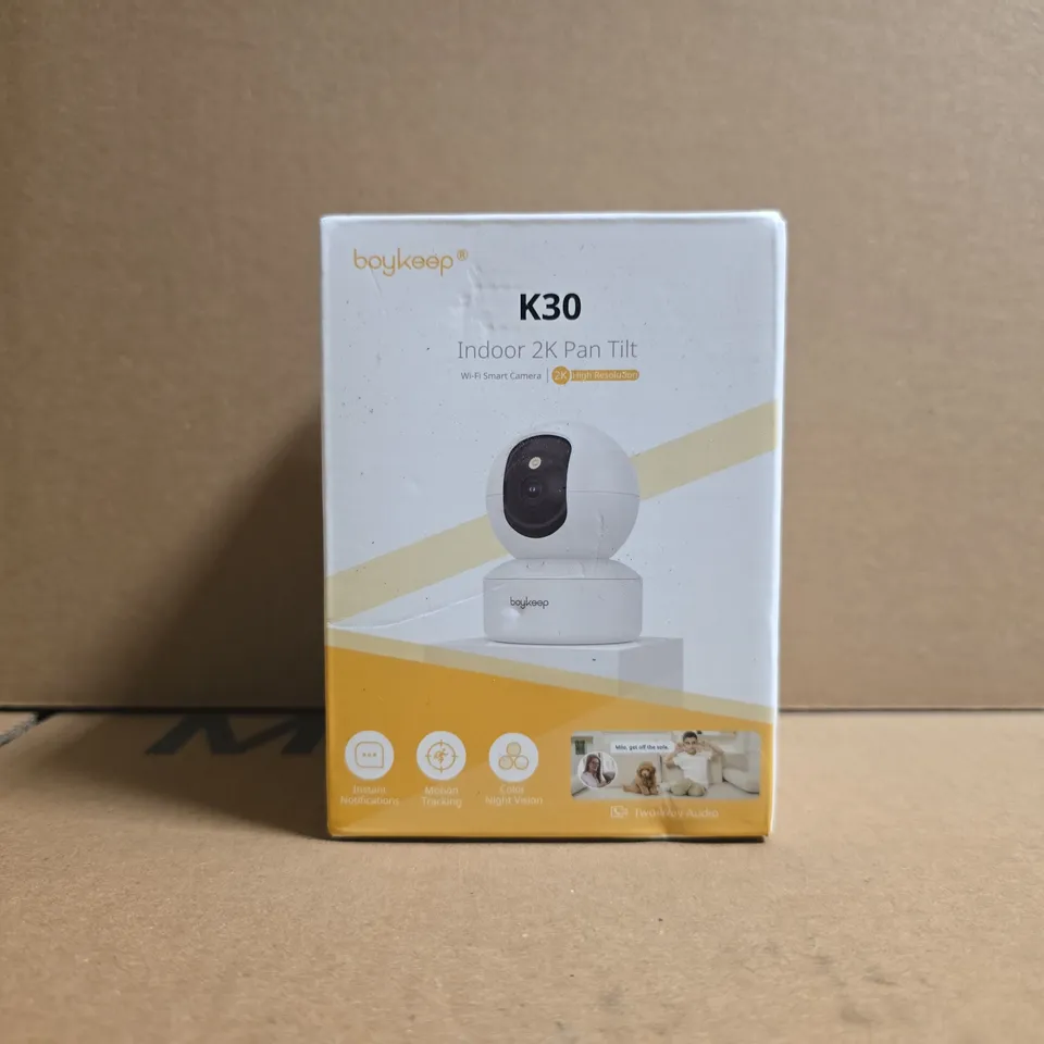 BOYKEEP K30 INDOOR 2K PAN TILT WI‑FI SMART CAMERA
