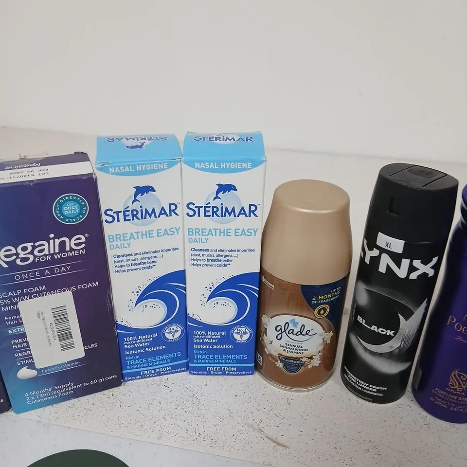 APPROXIMATELY 23 ASSORTED AEROSOLS TO INCLUDE; ASSORTED HEALTH & BEAUTY PRODUCTS – DEODORANTS, NASAL SPRAYS & AIR FRESHENERS