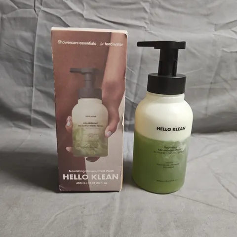 HELLO KLEAN NOURISHING MICRONUTRIENT WASH – 400 ML (BOXED)