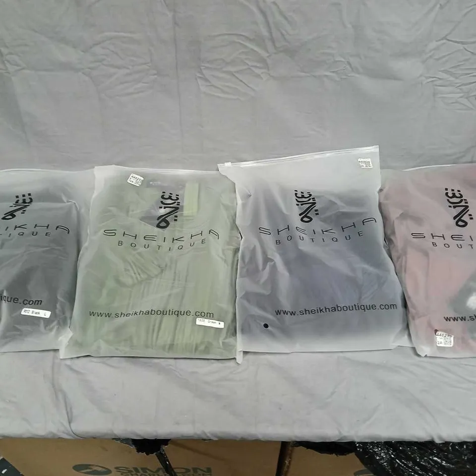APPROXIMATELY 30 BAGGED SHEIKA BOUTIQUE CLOTHING ITEMS IN VARIOUS STYLES AND SIZES 