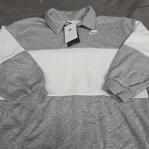 NIKE KIDS COLOUR-BLOCK SWEATSHIRT - LARGE