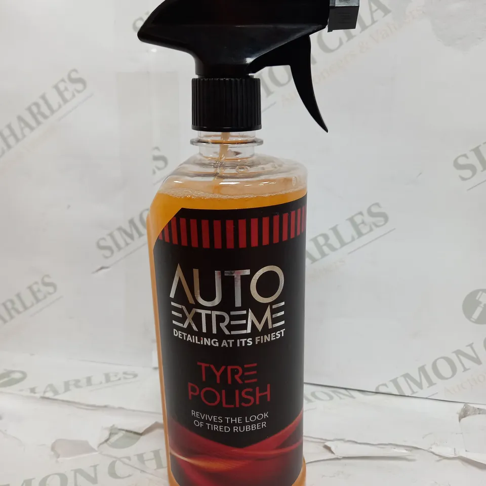 BOXED 12 X BOTTLES AUTO EXTREME TYRE POLISH 720ML