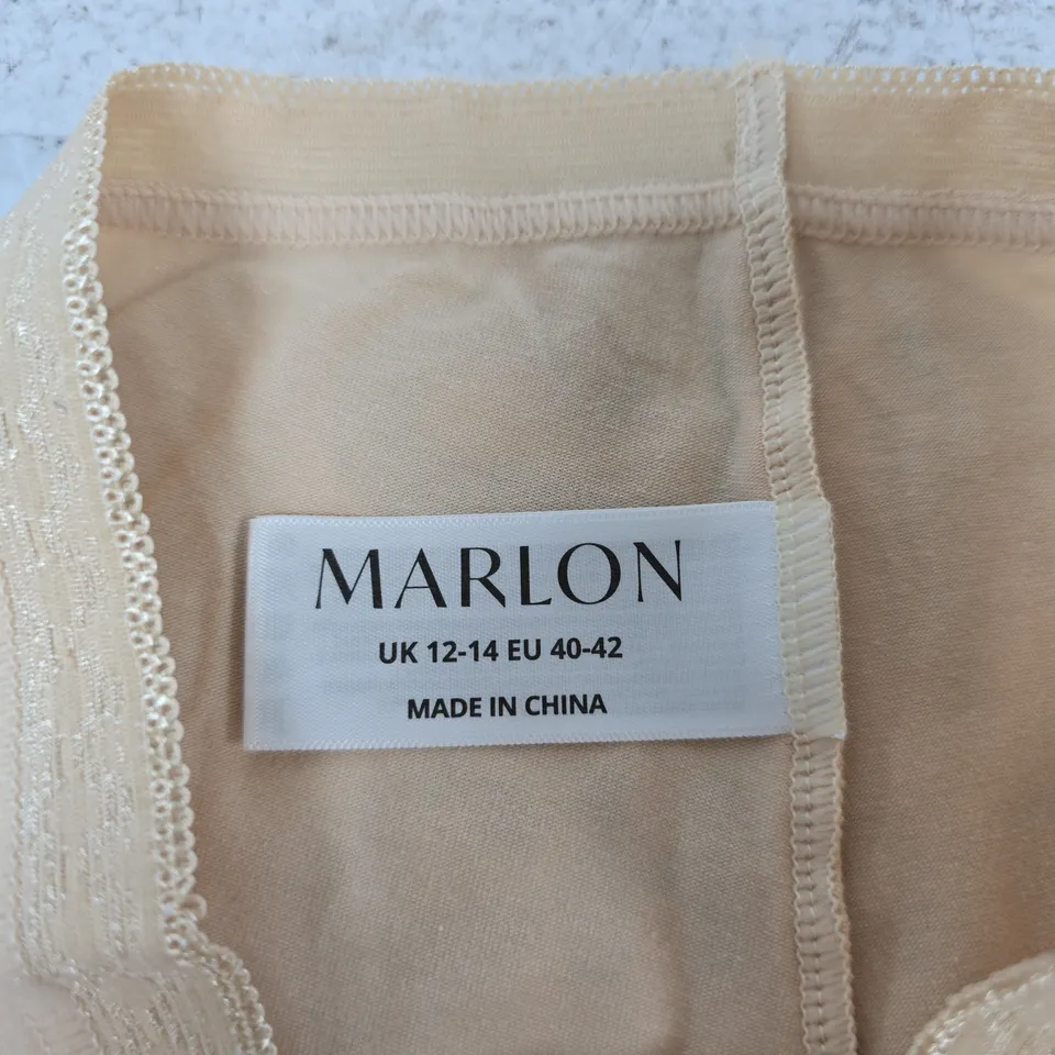 MARLON WOMEN'S BEIGE SHAPEWEAR BRIEFS, UK 12-14 (EU 40-42) – MADE IN CHINA