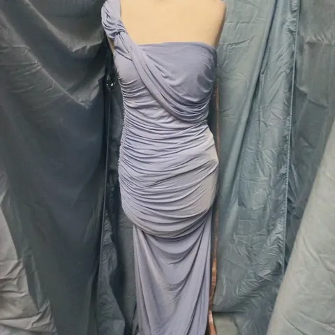 GODDIVA ONE-SHOULDER RUCHED DRESS β UK 18 (EU 38, US 6)