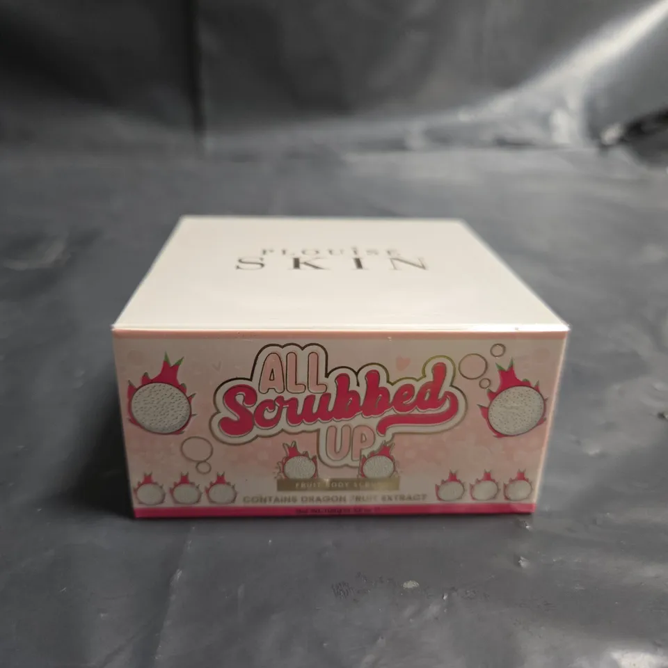 SEALED PLOUISE SKIN ALL SCRUBBED UP FRUIT BODY SCRUB - 100G
