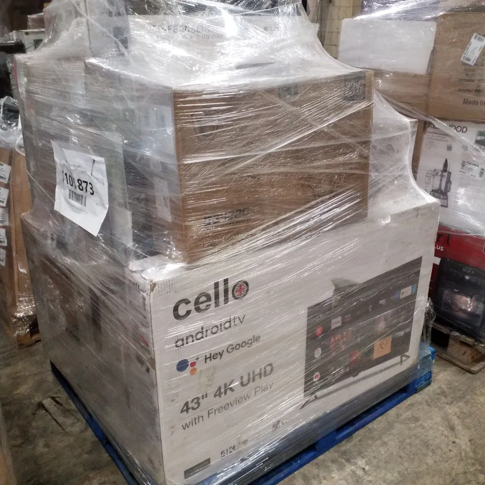 PALLET OF APPROXIMATELY 16 UNPROCESSED RAW RETURN MONITORS AND TELEVISIONS TO INCLUDE;