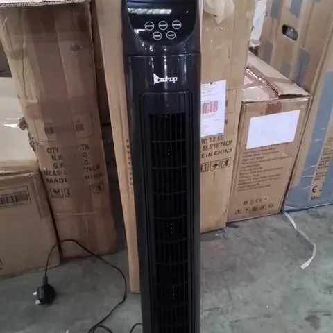 BOXED BLACK TOWER FAN