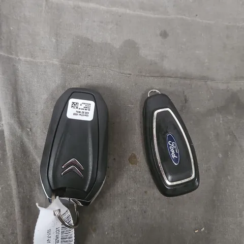 CITROËN & FORD CAR KEY FOBS – SET OF 2