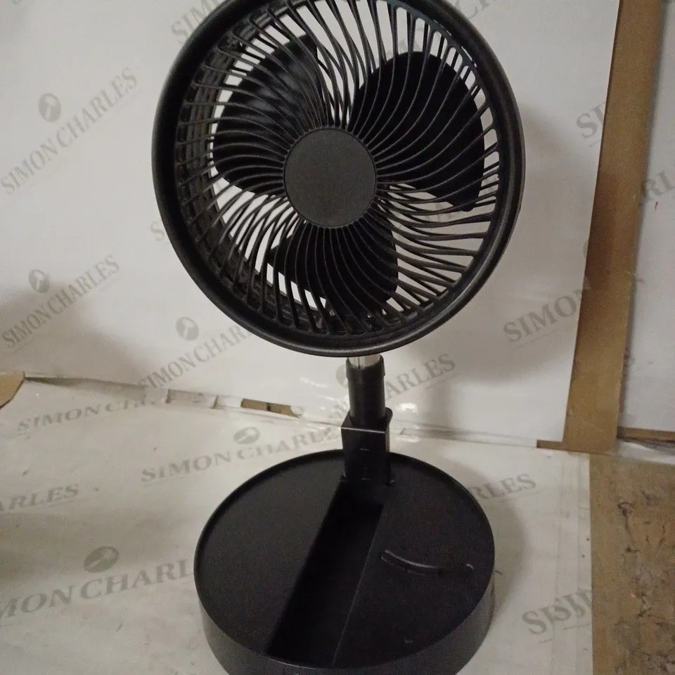 BELL & HOWELL ADJUSTABLE FOLDING RECHARGEABLE STAND FAN