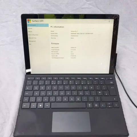 MICROSOFT SURFACE PRO 7 256GB
