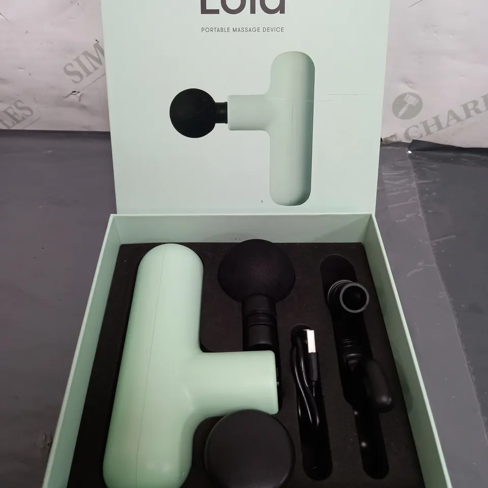 BOXED LOLA 4 SPEED HAND HELD MASSAGE GUN