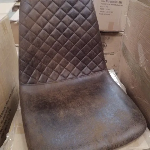 BOXED FABRIC DINING CHAIR (SET OF 4) - TJ.BROWN (1 BOX)