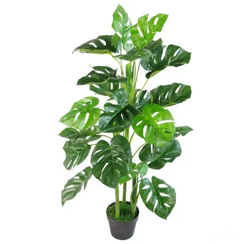 BOXED FAUX PLANT IN POT LINER (1 BOX)