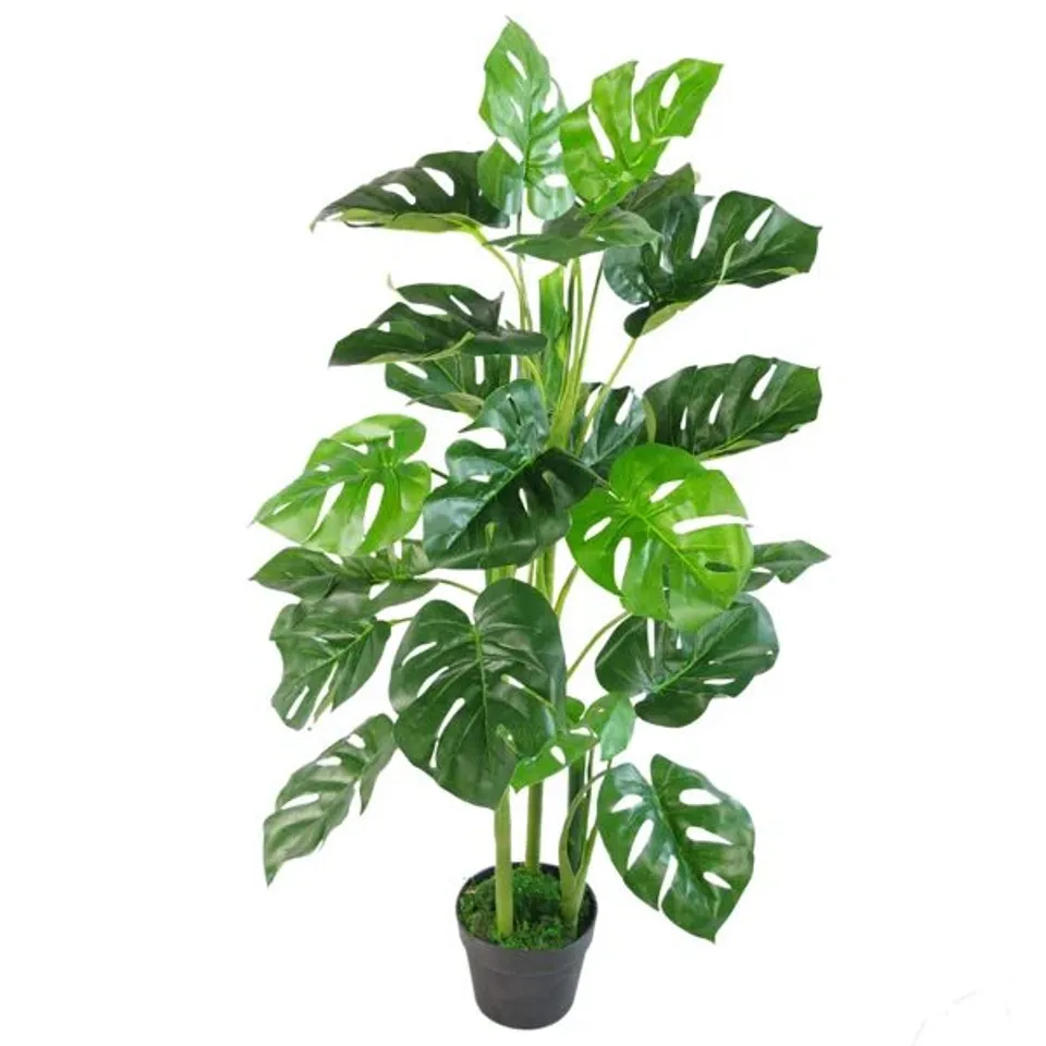 BOXED FAUX PLANT IN POT LINER (1 BOX)