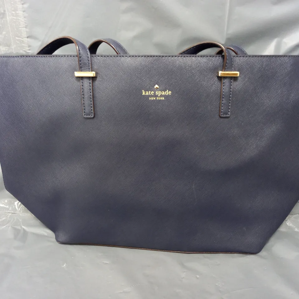KATE SPADE NEW YORK LARGE HANDBAG IN NAVY