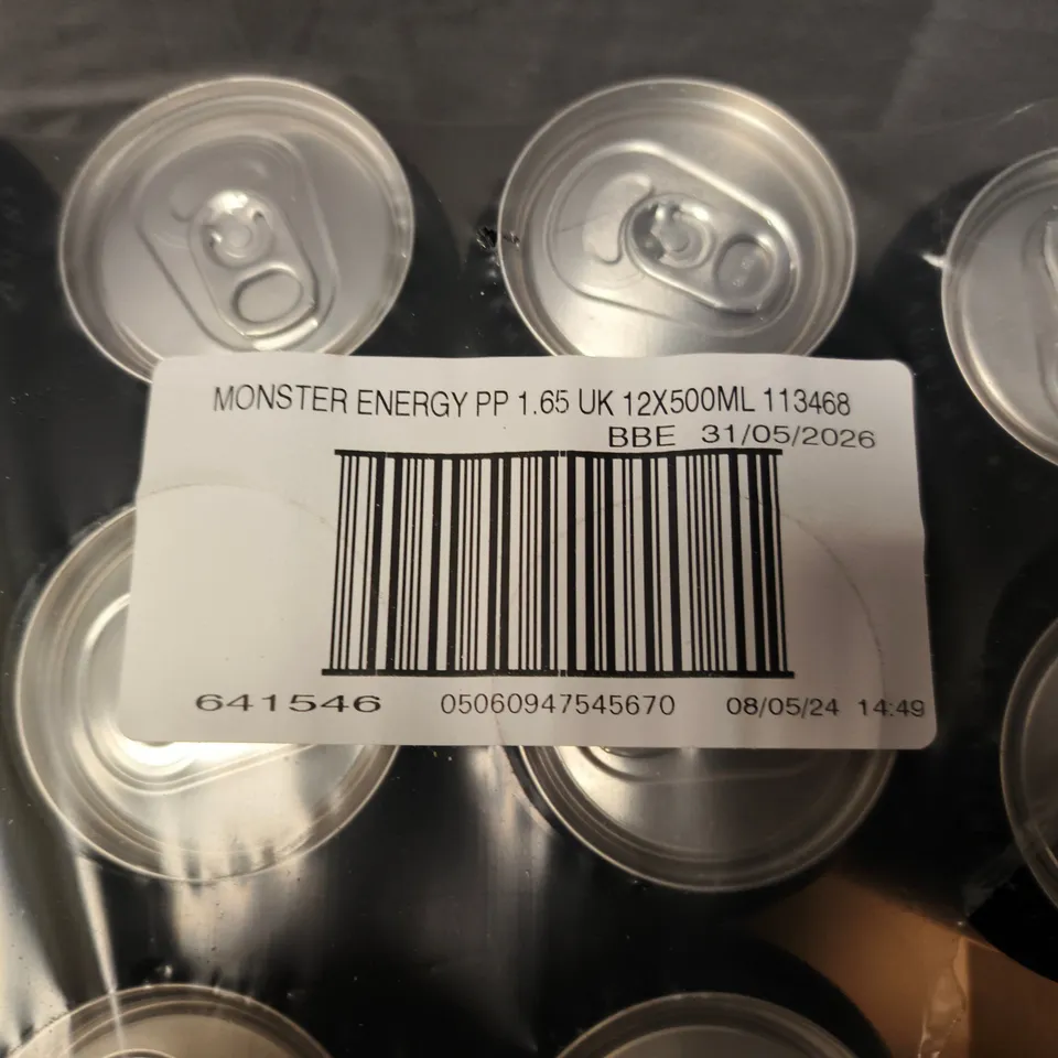 MONSTER ENERGY 11 X 500ML CANS – UK BULK PACK