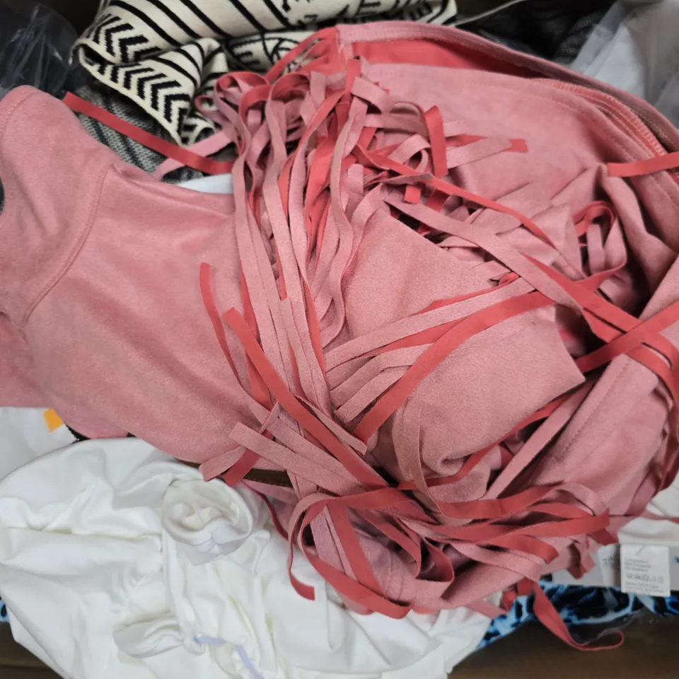 APPROXIMATELY 20 ASSORTED CLOTHING AND FASHION PRODUCTS IN VARIOUS STYLES AND SIZES - COLLECTION ONLY