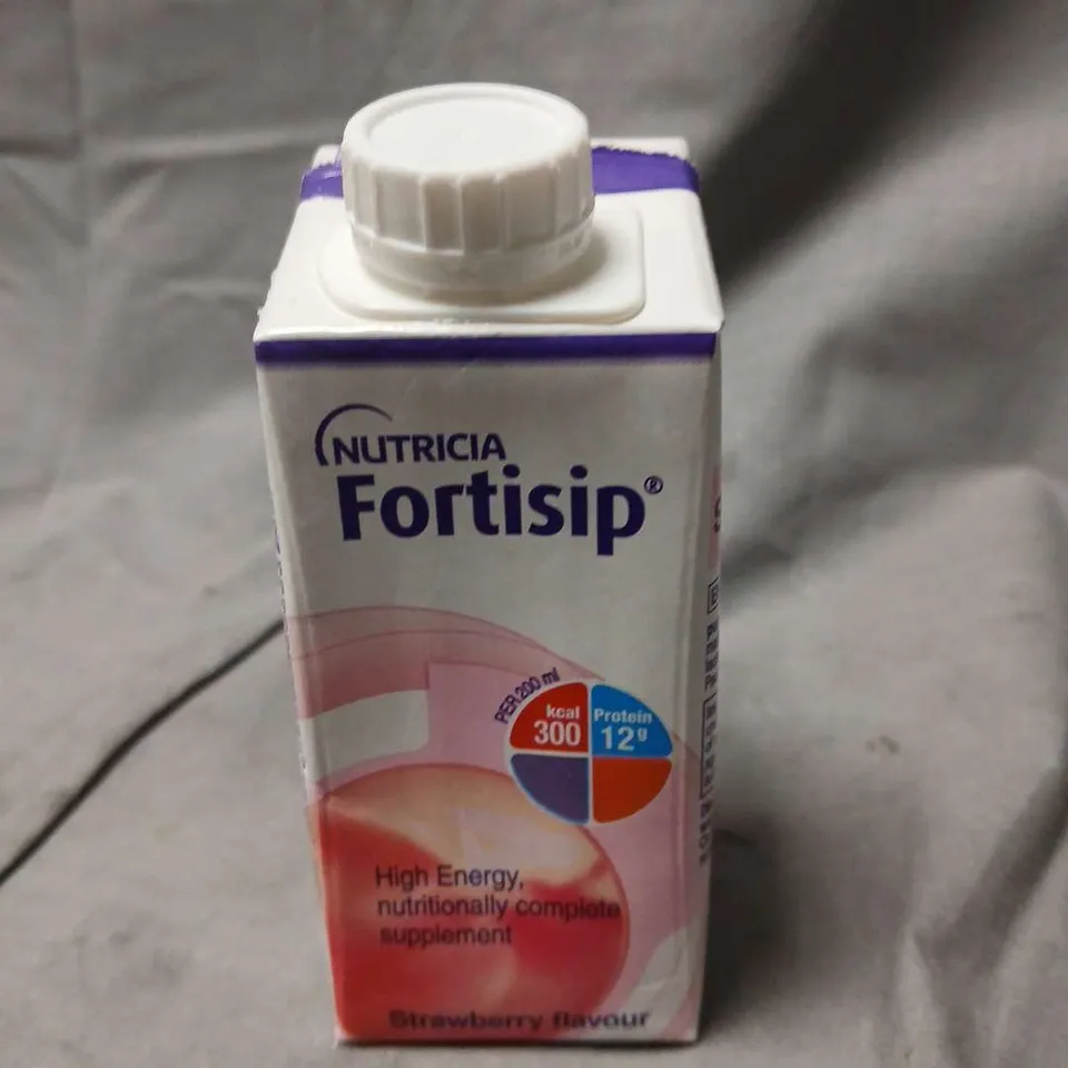NUTRICIA FORTISIP STRAWBERRY FLAVOUR –LARGE QUANTITY