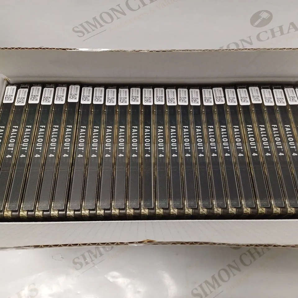 LOT OF 25 FALLOUT 4 STEELBOX GAME CASES 